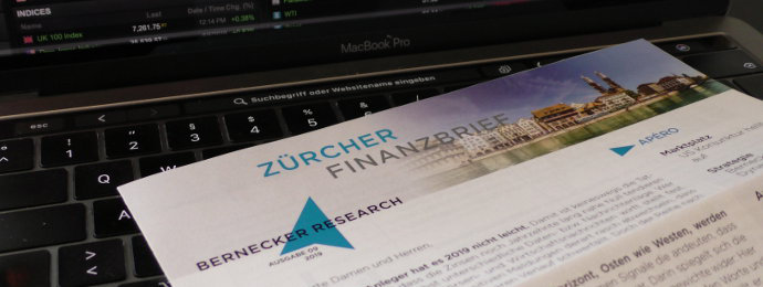 Zürcher Finanzbrief Ausgabe 10/20 - Newsbeitrag